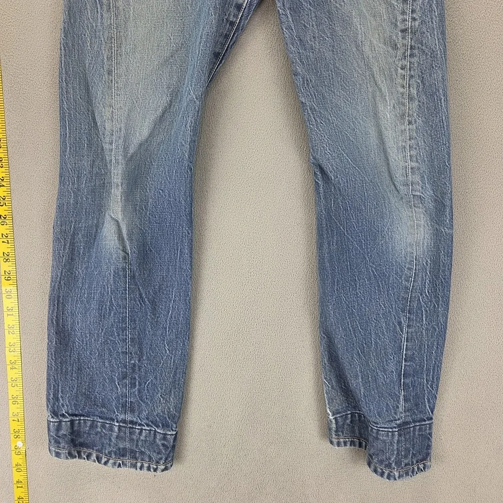 Vintage Levis Engineered Jeans Mens Blue Twisted Zip Fly Medium Wash Fits 26x28